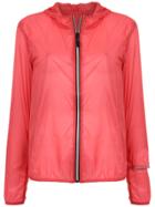 Track & Field Hooded Wind Breaker - Pink & Purple