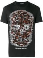 Alexander Mcqueen Map Skull T-shirt - Black