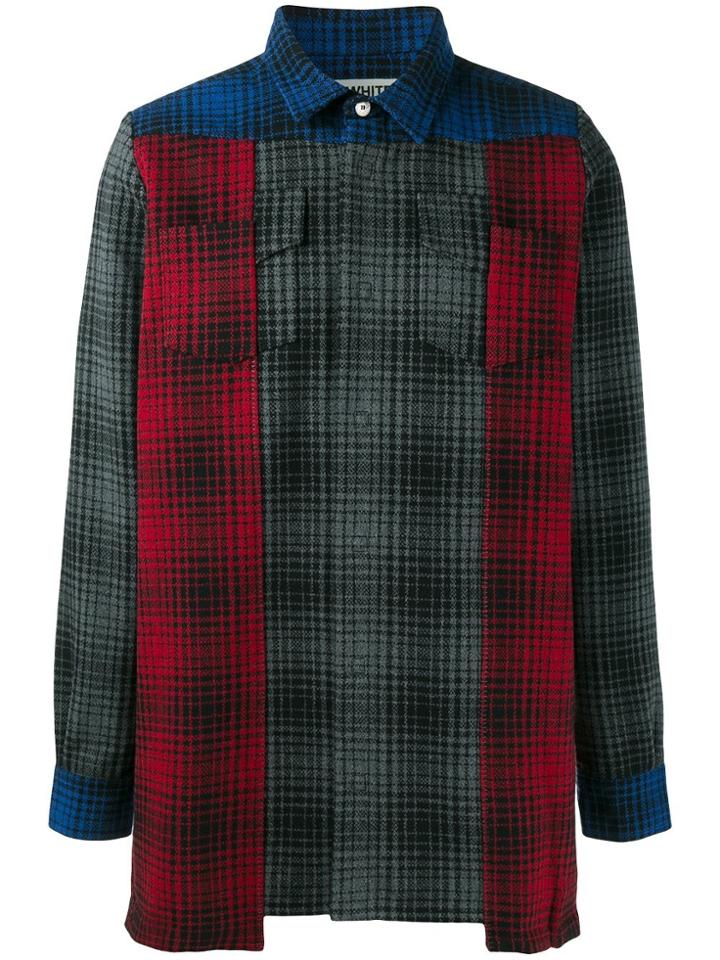 Off-white Checked Shirt - Red