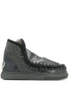 Mou Mou Fw111008c Eski Sneakers Metal Logo 3dcha Leather/fur/exotic