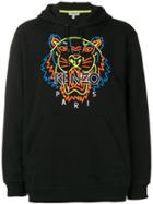 Kenzo Embroidered Hooded Sweatshirt - Black
