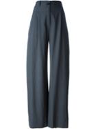Société Anonyme Wide Leg Trousers, Women's, Size: 42, Grey, Cotton/viscose