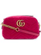 Gucci Gg Marmont Crossbody-bag - Pink & Purple