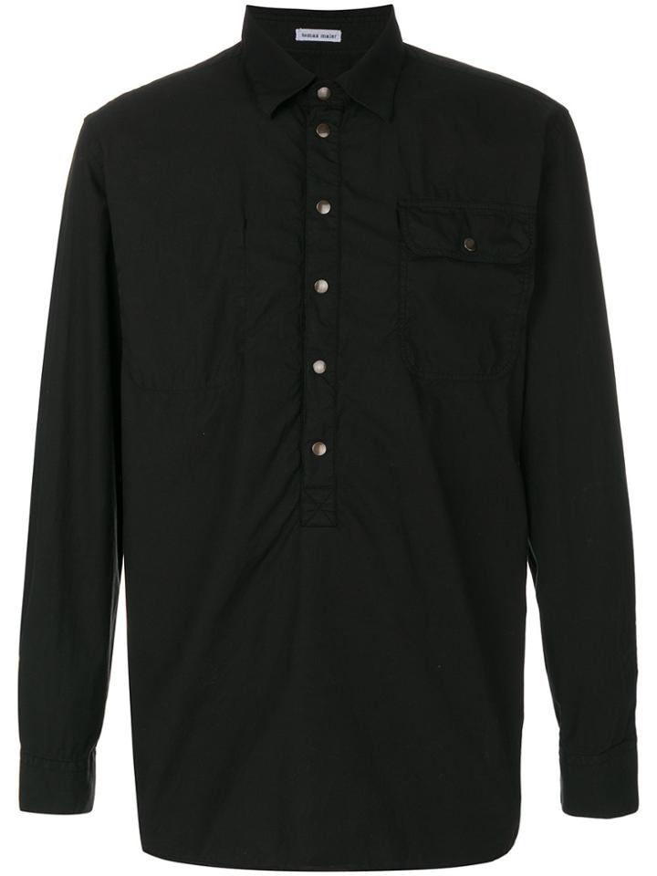 Tomas Maier Riviera Cotton Shirt - Black