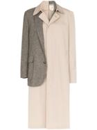 Rentrayage Dr Watson Blazer Trench Coat - Neutrals