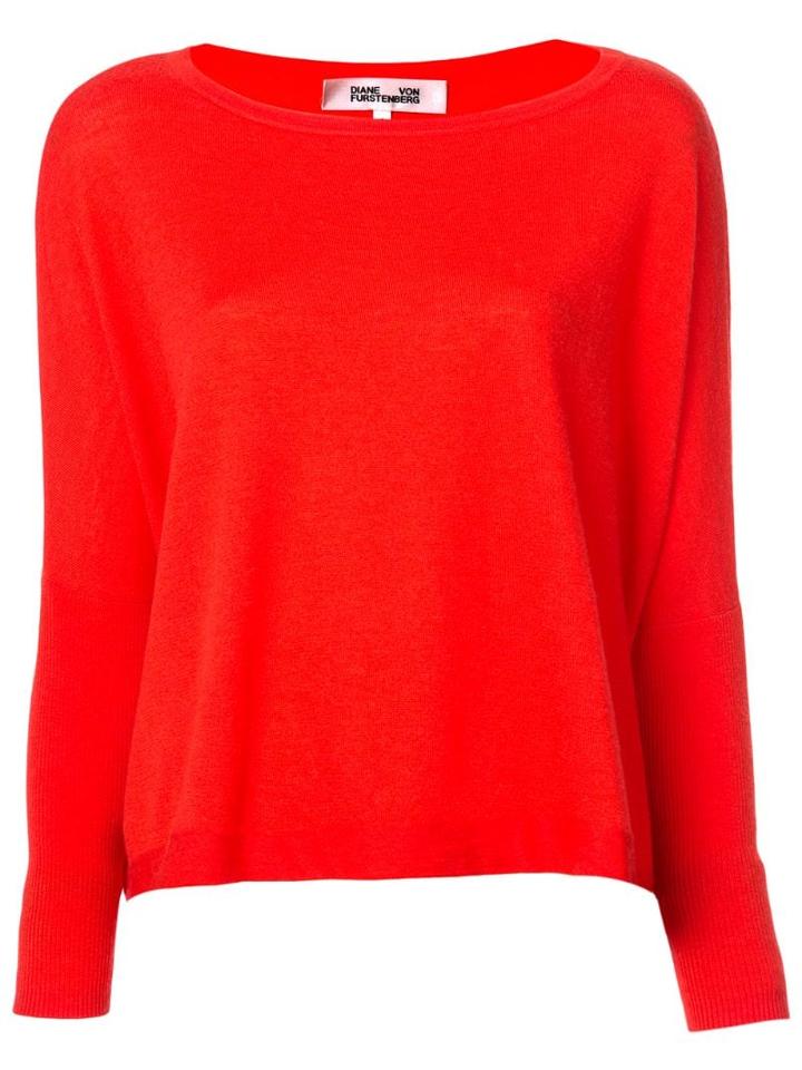 Diane Von Furstenberg Relax Fitted Jumper - Red