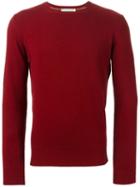 Della Ciana Crew Neck Sweater, Men's, Size: 54, Red, Cashmere/merino