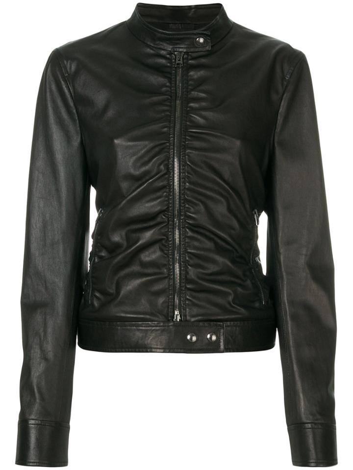 Tom Ford Ruched Fitted Jacket - Black