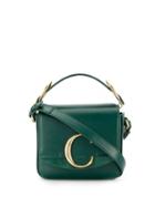 Chloé C Plaque Mini Bag - Green