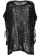 Polo Ralph Lauren Lace Style Knitted Top, Women's, Size: Xs/s, Black, Acrylic