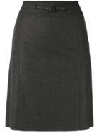 Chanel Vintage A-line Skirt - Grey