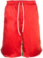 Gucci Loose Fit Track Shorts - Red