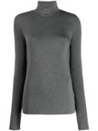 Majestic Filatures Turtleneck Slim-fit Sweater - Grey
