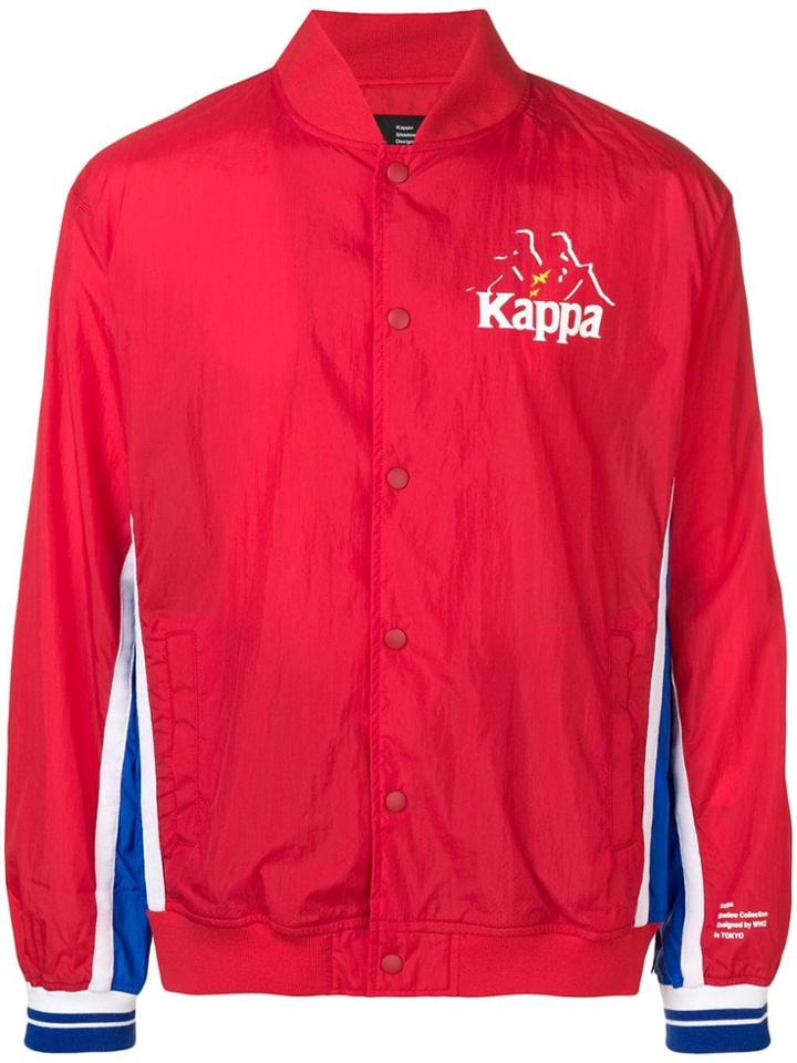 Kappa Lightweight Bomber Logo Jacket - Red