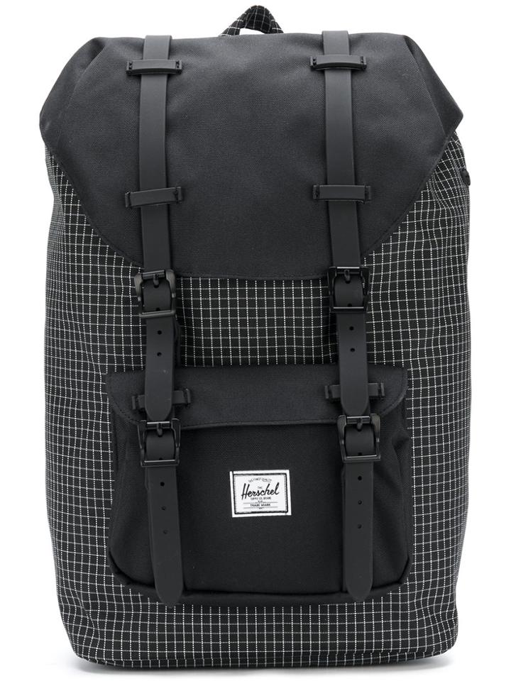 Herschel Supply Co. Grid Patterned Backpack - Black