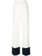 Max Mara - Fumato Palazzo Trousers - Women - Polyester/triacetate - 6, Nude/neutrals, Polyester/triacetate