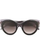 Pomellato Oversized Cat Eye Sunglasses, Women's, Black, Acetate