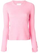 Zadig & Voltaire Source Knitted Jumper - Pink & Purple