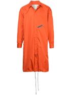 A-cold-wall* Drawstring Parka Coat - Orange