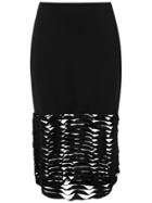 Gloria Coelho Cut Out Details Skirt - Black