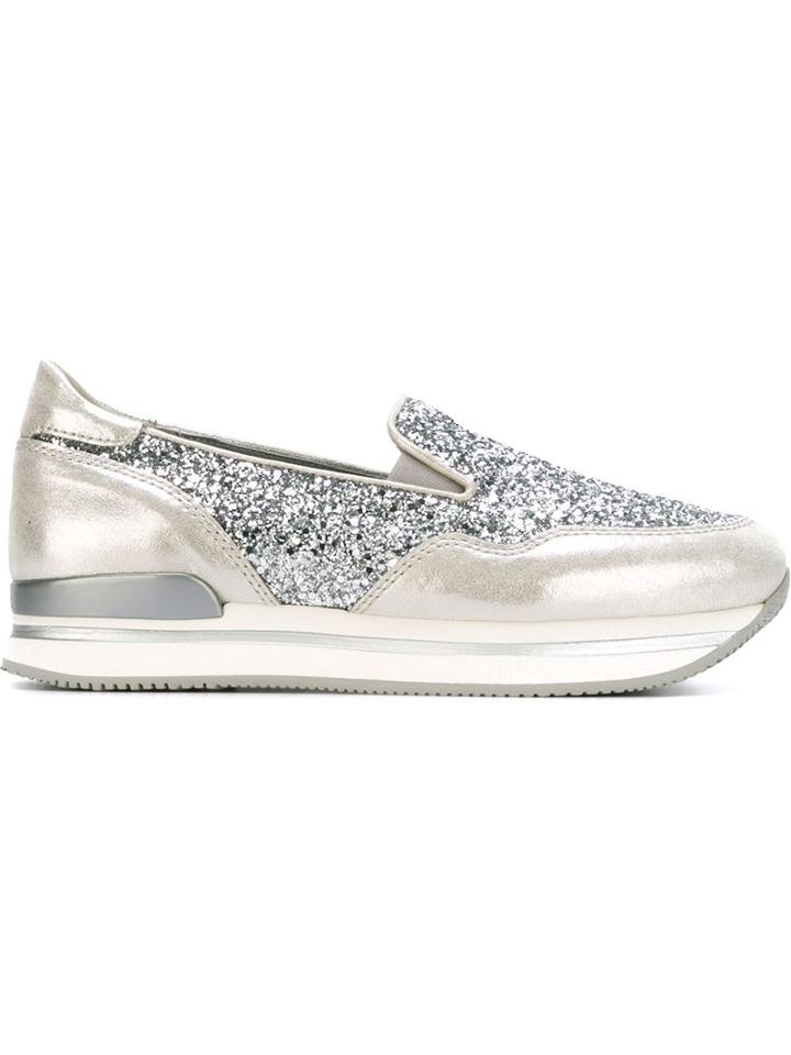 Hogan Sequin Slip-on Sneakers
