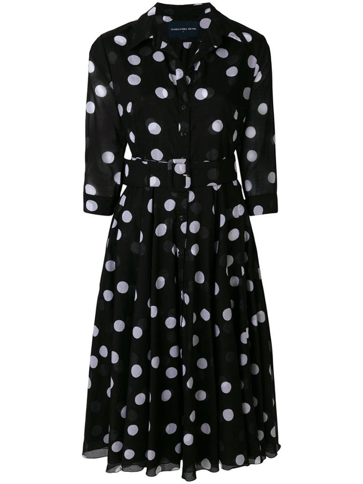 Samantha Sung Aster Dress - Black