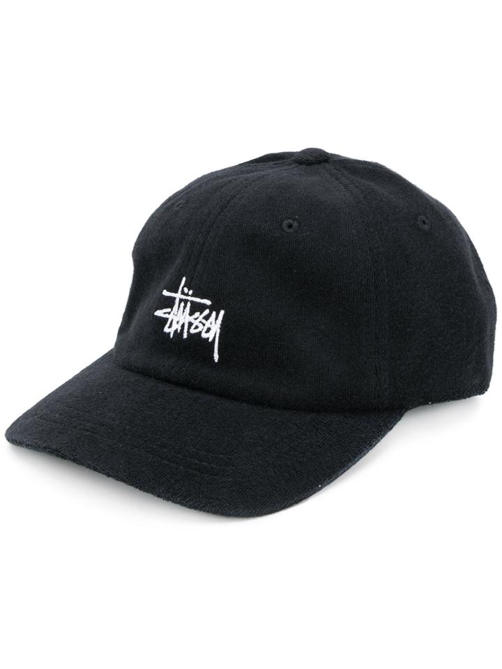Stussy Front Logo Cap - Black