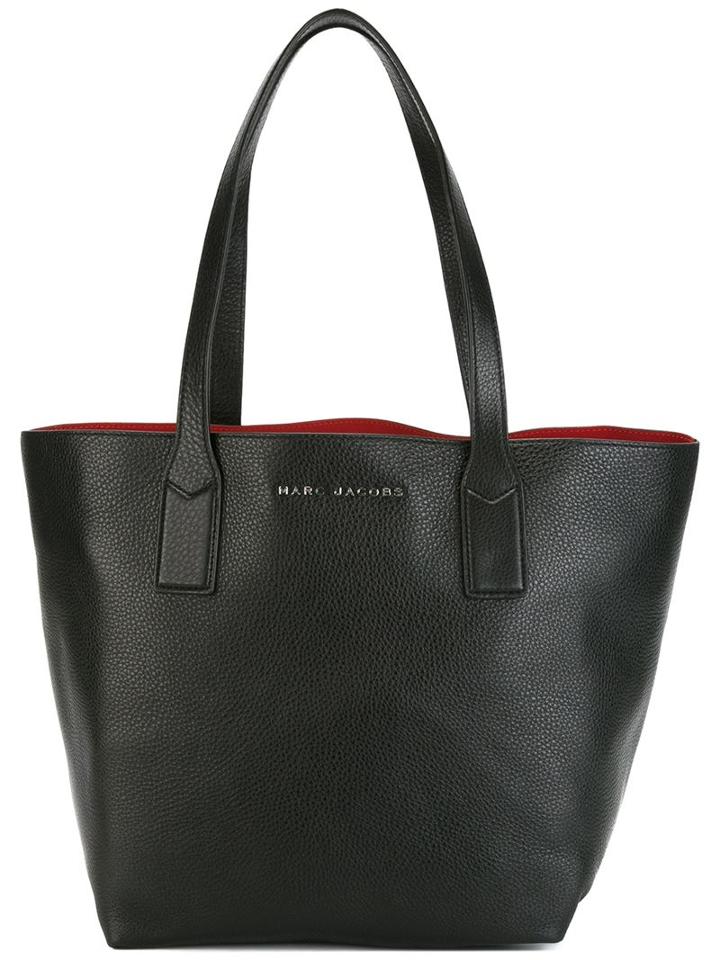 Marc Jacobs Wingman Tote, Women's, Black, Calf Leather