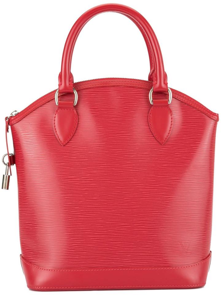 Louis Vuitton Vintage Lockit Hand Tote Bag - Red