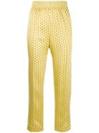 Asceno Tailored Trousers - Yellow & Orange
