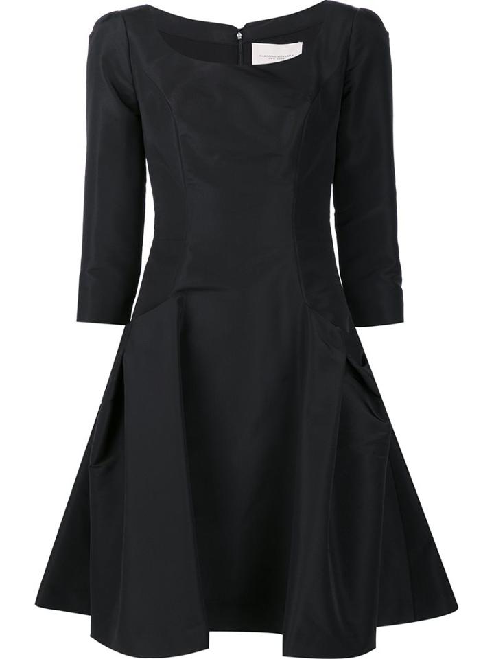 Carolina Herrera Flared Scoop Neck Dress