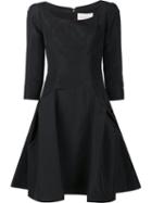 Carolina Herrera Flared Scoop Neck Dress
