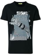 Versace Jeans - Logo Printed T-shirt - Men - Cotton - Xxl, Black, Cotton