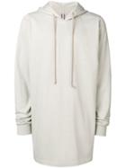 Rick Owens Oversized Fit Hoodie - Grey