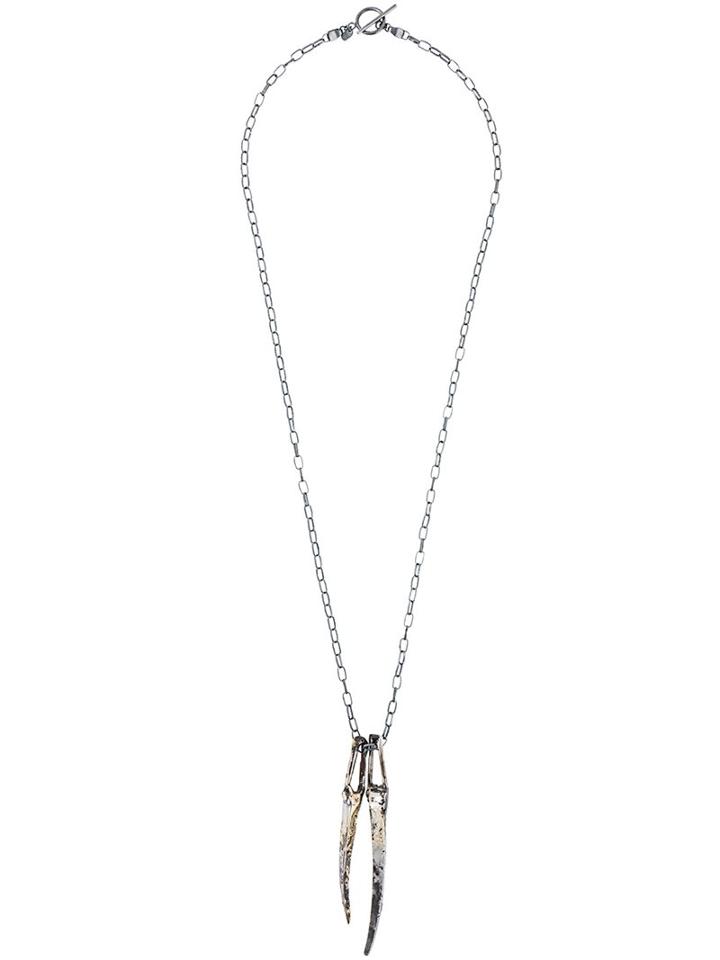 Lost & Found Rooms Tooth Effect Pendant Necklace
