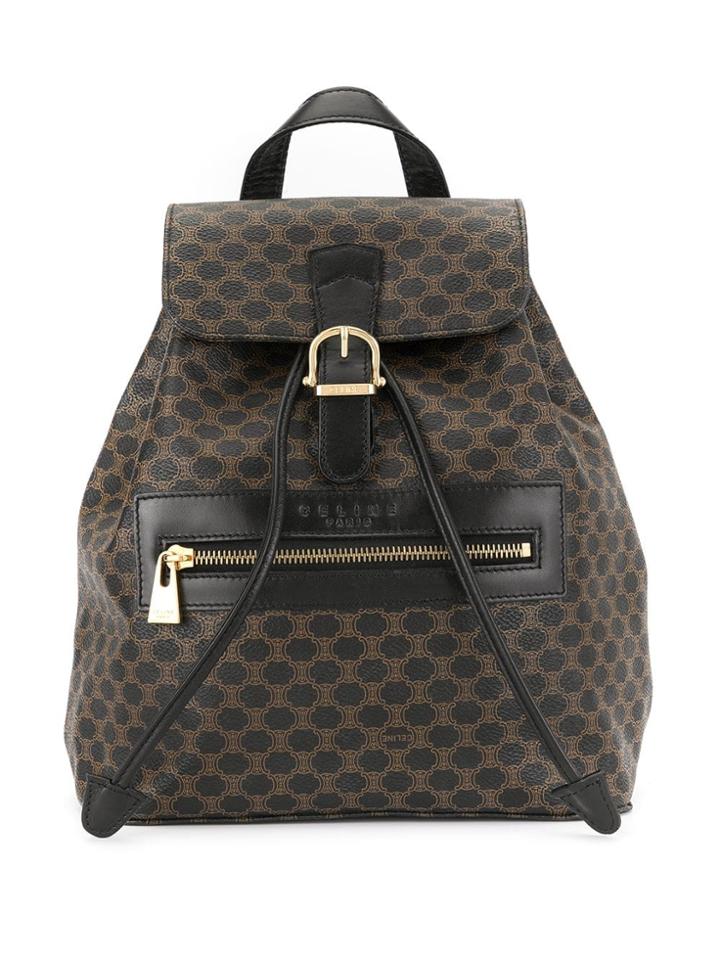 Céline Pre-owned Macadam Backpack Hand Bag - Brown