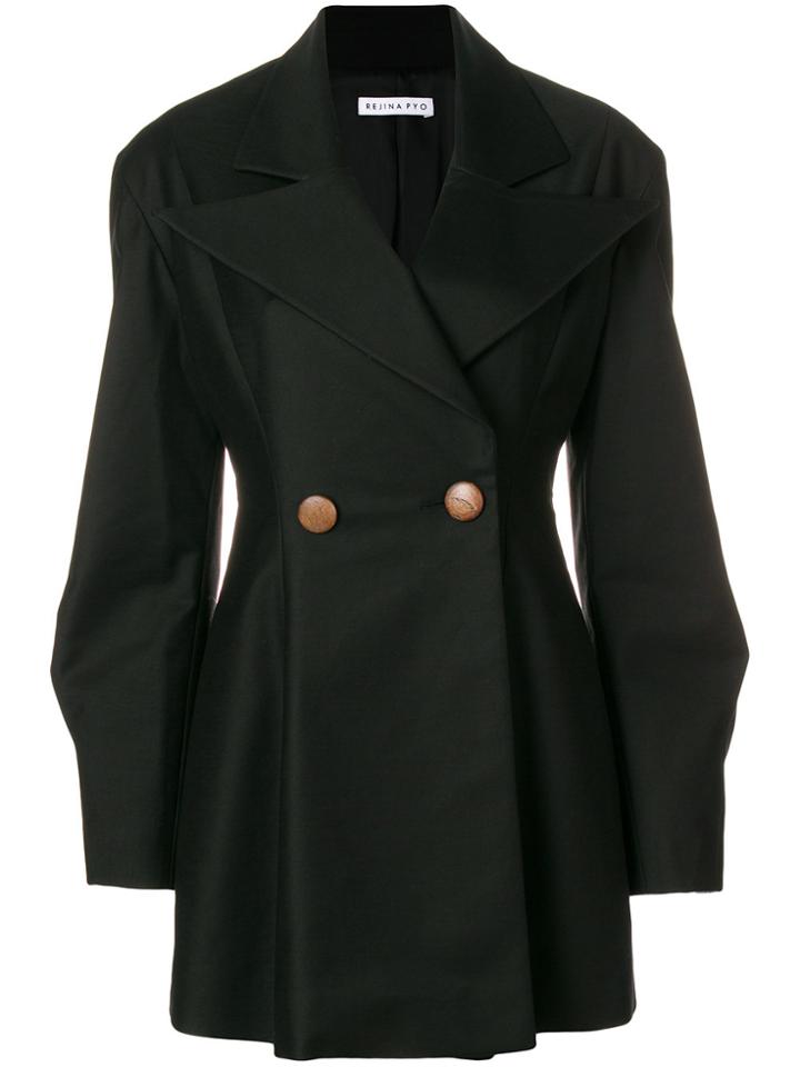 Rejina Pyo Fitted Coat - Black