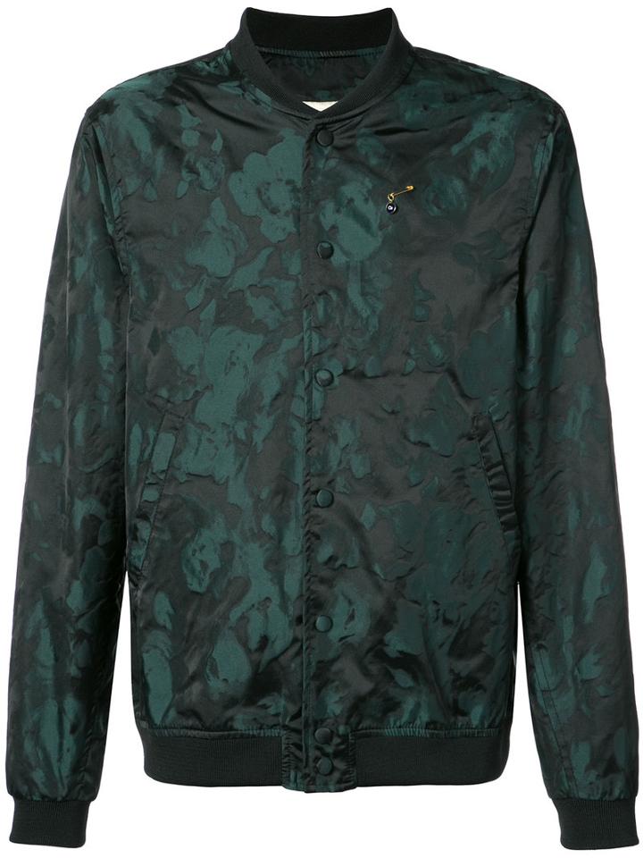 L'equip - Taffeta Bomber Jacket - Men - Nylon/rayon - L, Black, Nylon/rayon