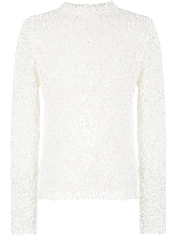 Our Legacy Textured Loose Knit Jumper - White
