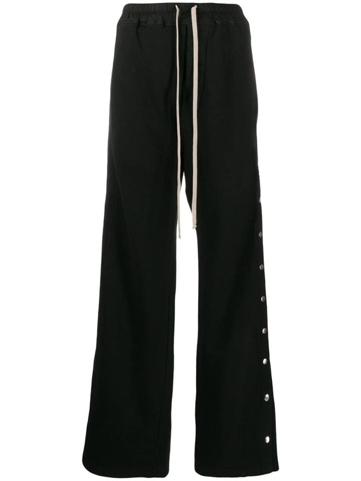 Rick Owens Drkshdw Flared Track Trousers - Black