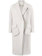 Enföld Longline Cocoon Coat - Grey