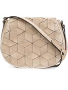 Welden Geometric Pattern Crossbody Bag, Women's, Brown