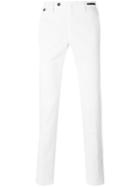 Pt01 Slim Fit Chino Trousers, Men's, Size: 52, White, Cotton/spandex/elastane