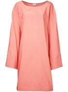 Dries Van Noten - 'daley' Dress - Women - Linen/flax/polyester - Xs, Women's, Pink/purple, Linen/flax/polyester