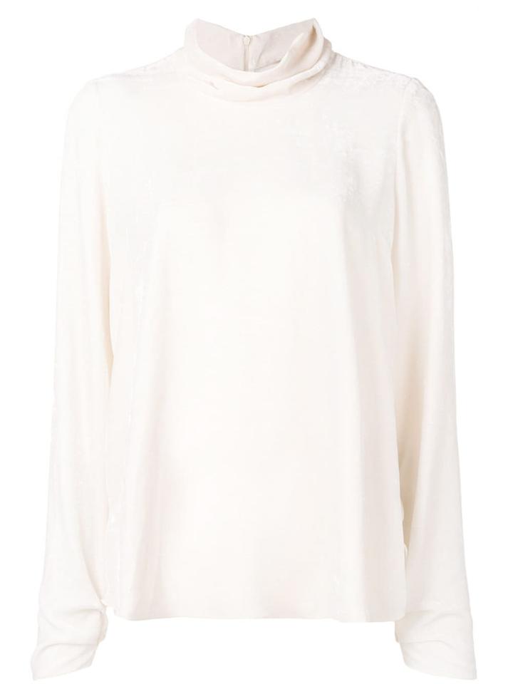 Forte Forte Roll Neck Top - White