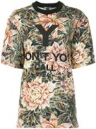 Y-3 Floral Print Logo T-shirt - Black