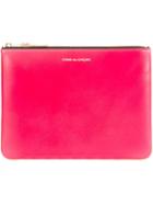 'new Super Fluo' Clutch - Unisex - Goat Skin - One Size, Pink/purple, Goat Skin, Comme Des Garçons Wallet
