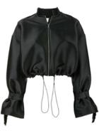 Sachin & Babi Flared Cropped Jacket - Black