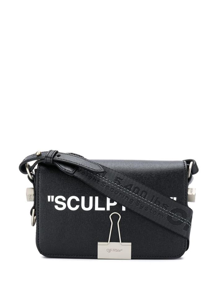 Off-white Sculpture Cross Body Bag - Black