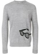 Paul Smith Glasses Detail Sweater - Grey